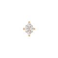 Buddha | 14k gold | Belle | White Diamond