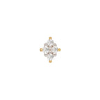 Buddha | 14k gold | Belle | White Diamond