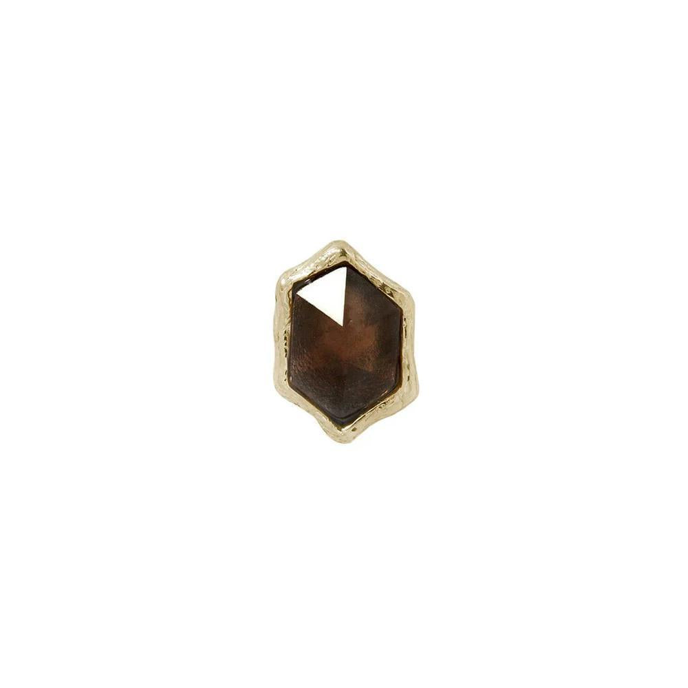 Buddha | 14k gold | Pump Up The Volume | Smoky Quartz