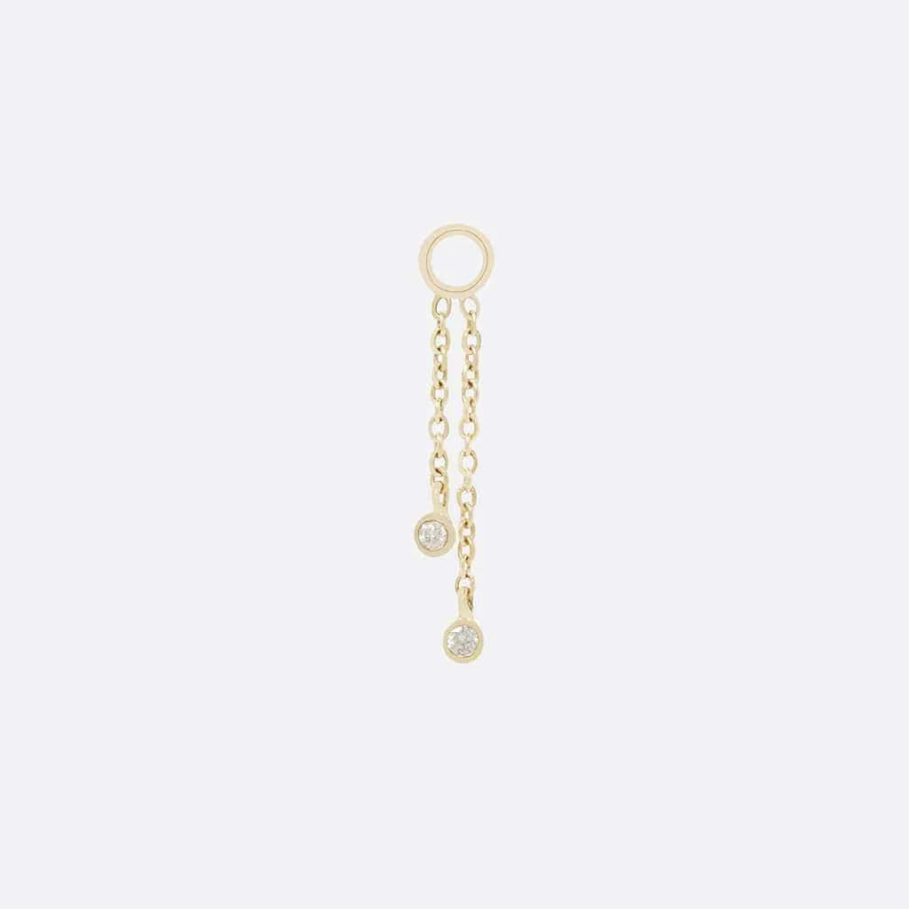 Tether | 14k gold | Gemmed Cascade 2 | Diamond