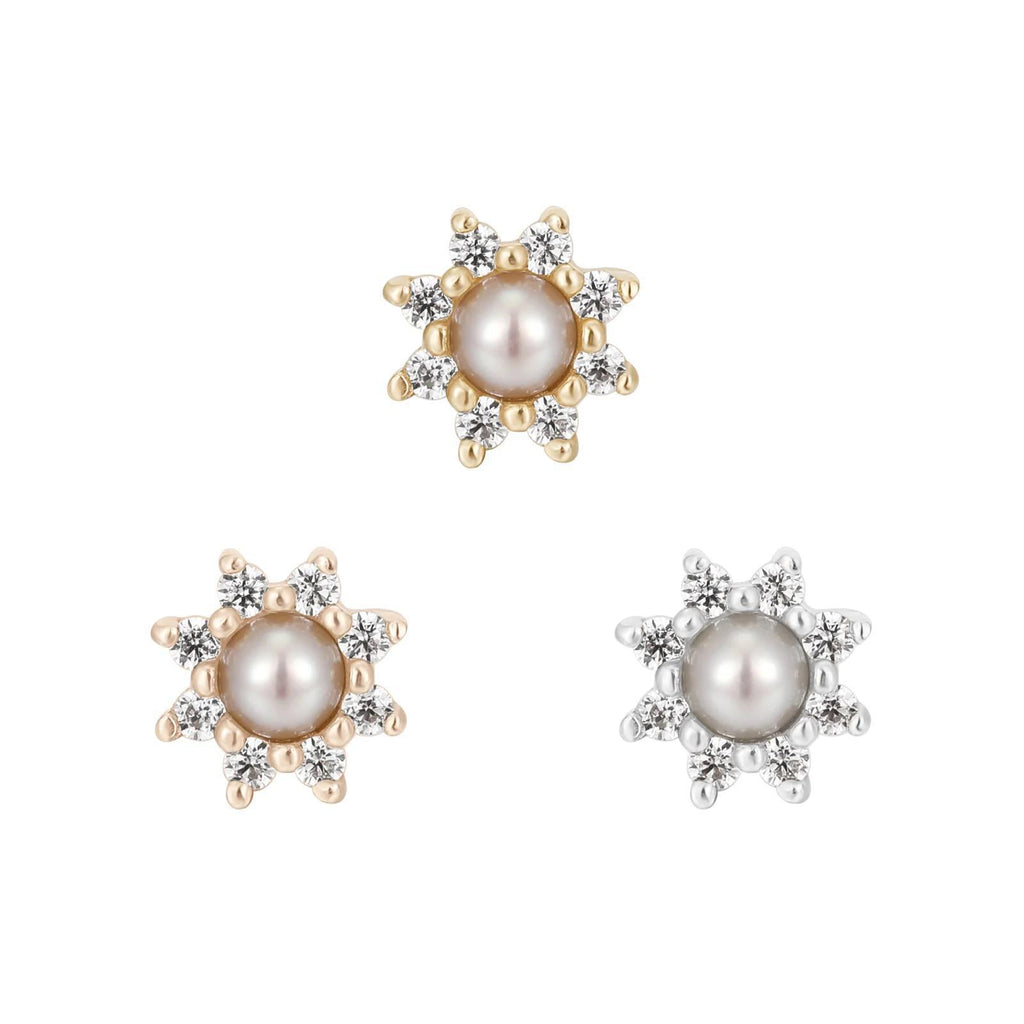 Buddha | 14k gold | The Obsession | Freshwater Pearl + CZ