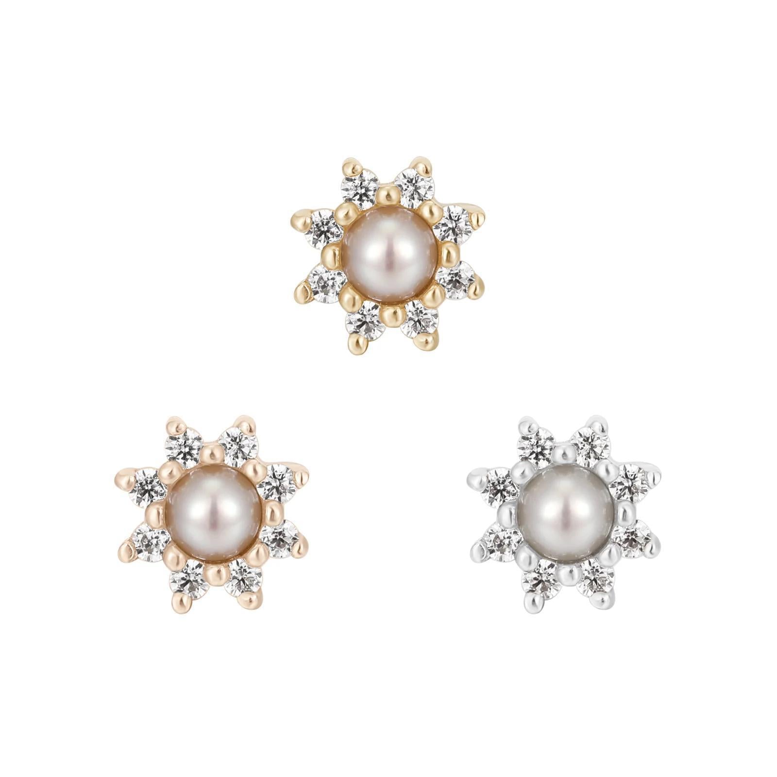 Buddha | 14k gold | The Obsession | Freshwater Pearl + CZ