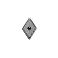 Buddha | 14k gold | Etoile | Black Diamond + Rhodium