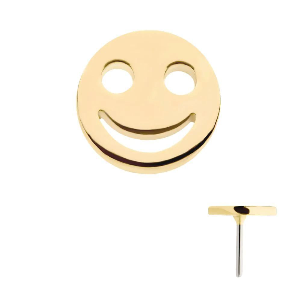 Invictus | 14k gold | Smiley Face
