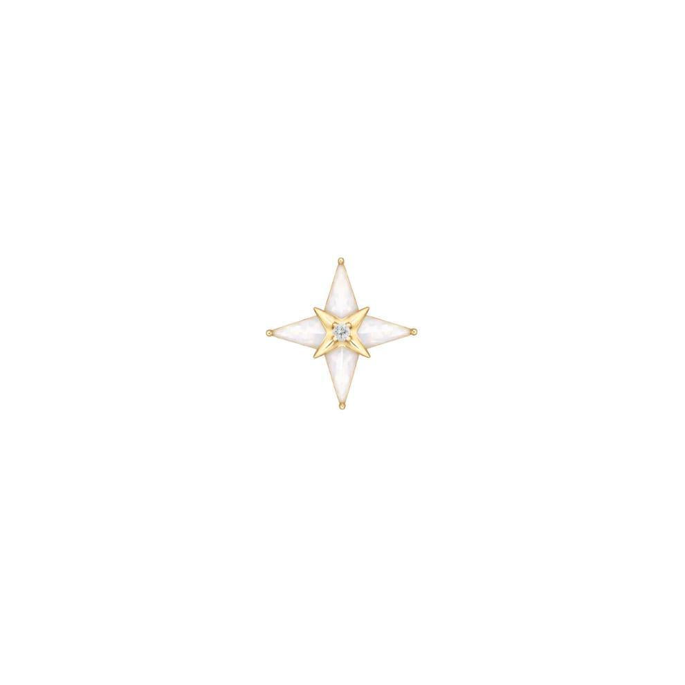 Buddha | 14k gold | Biarritz | Mother of Pearl + CZ