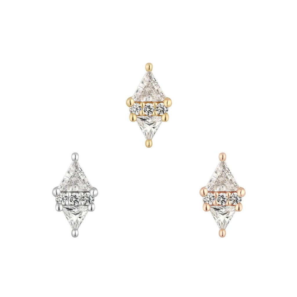 Buddha | 14k gold | Le Tigre | Swarovski Crystal CZ