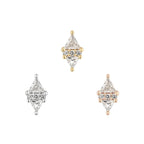 Buddha | 14k gold | Le Tigre | Swarovski Crystal CZ