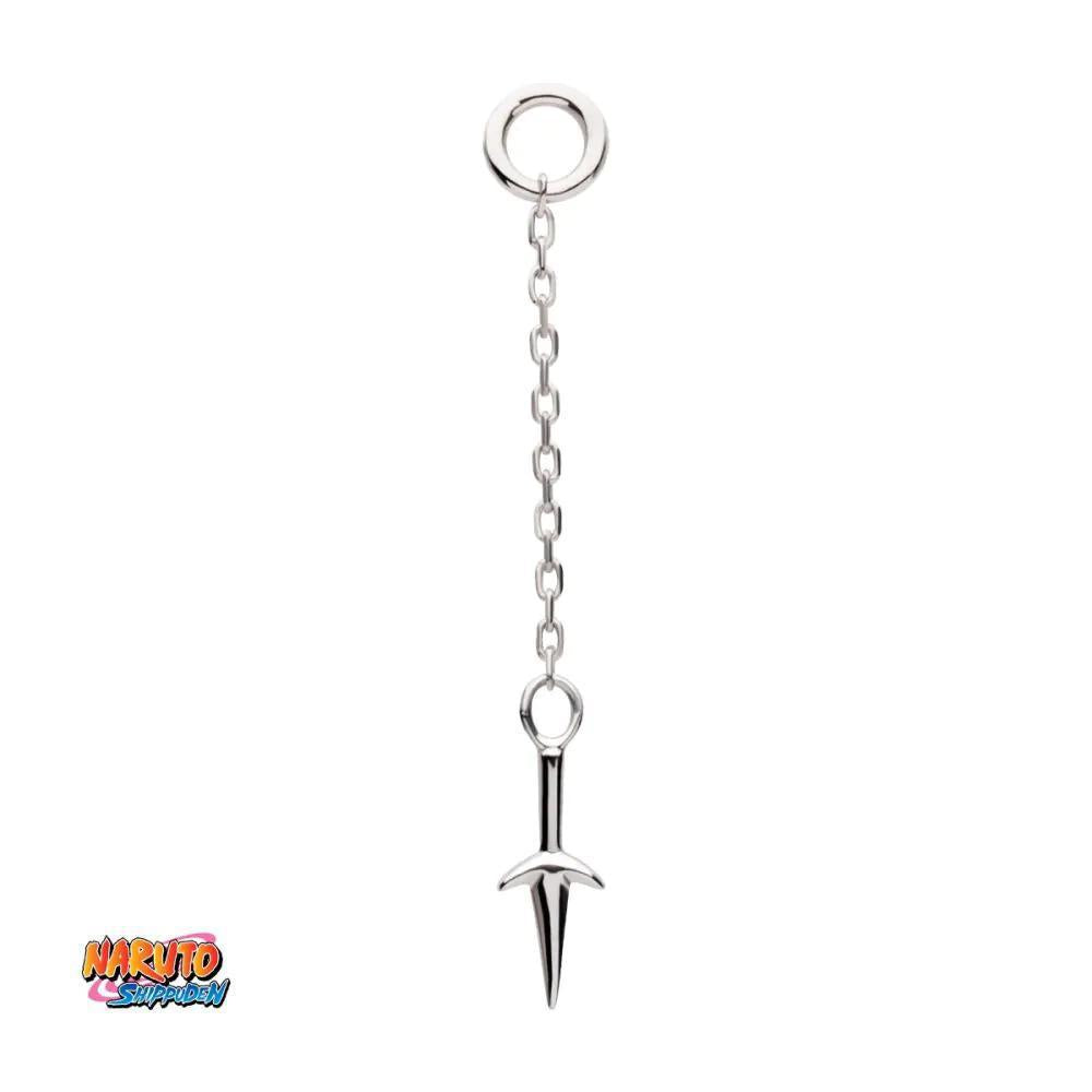 Invictus | 14k gold | Naruto Shippuden Kunai Knife Dangle Charm