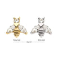 Invictus | 14k gold | Marquise Winged Bee | CZ