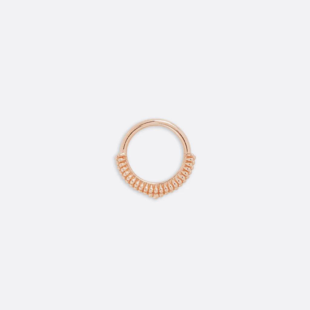 Tether | 14k gold | Petite Melange Seam Ring