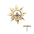 Invictus | 14k gold | Solar Flare | CZ