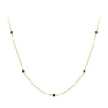 Buddha | 14k gold | RION x Buddha Insight Necklace | Blue Sapphire