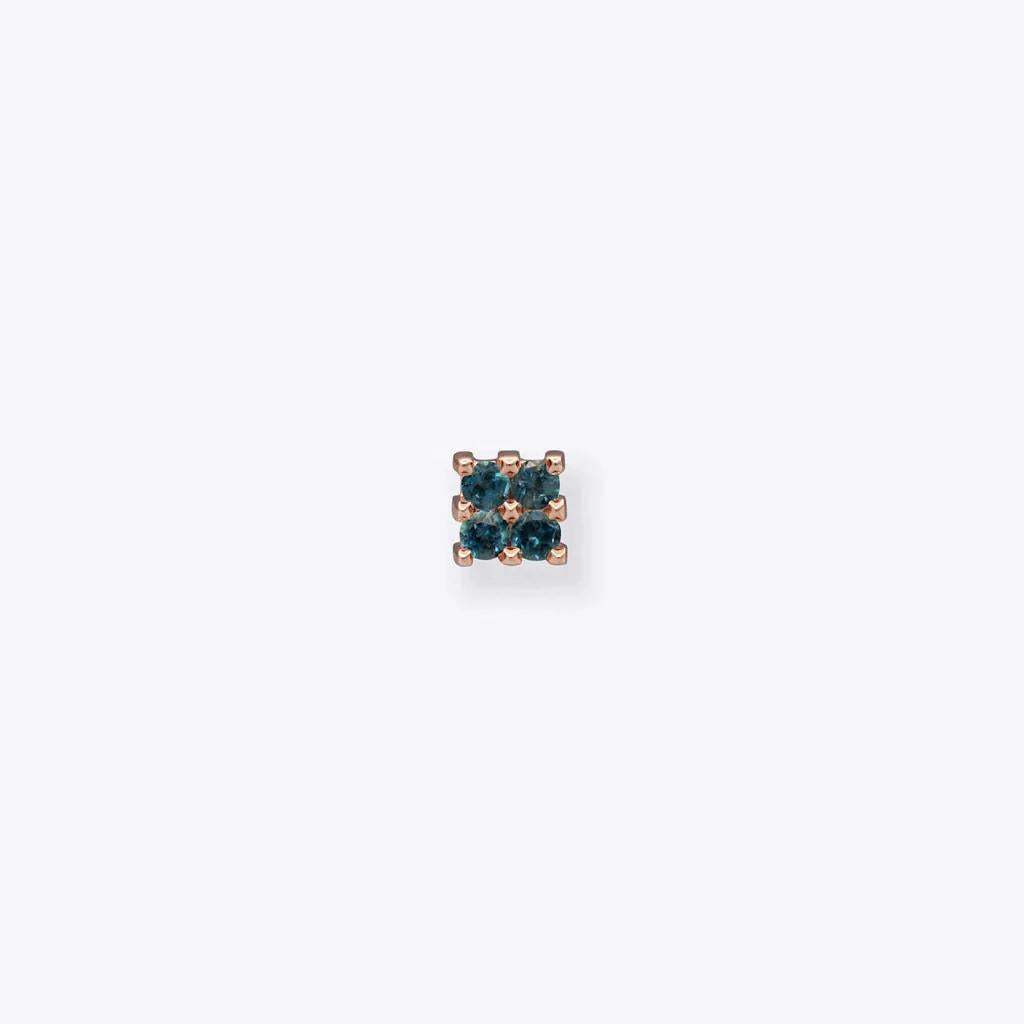 Tether | 14k gold | Argo | London Blue Topaz