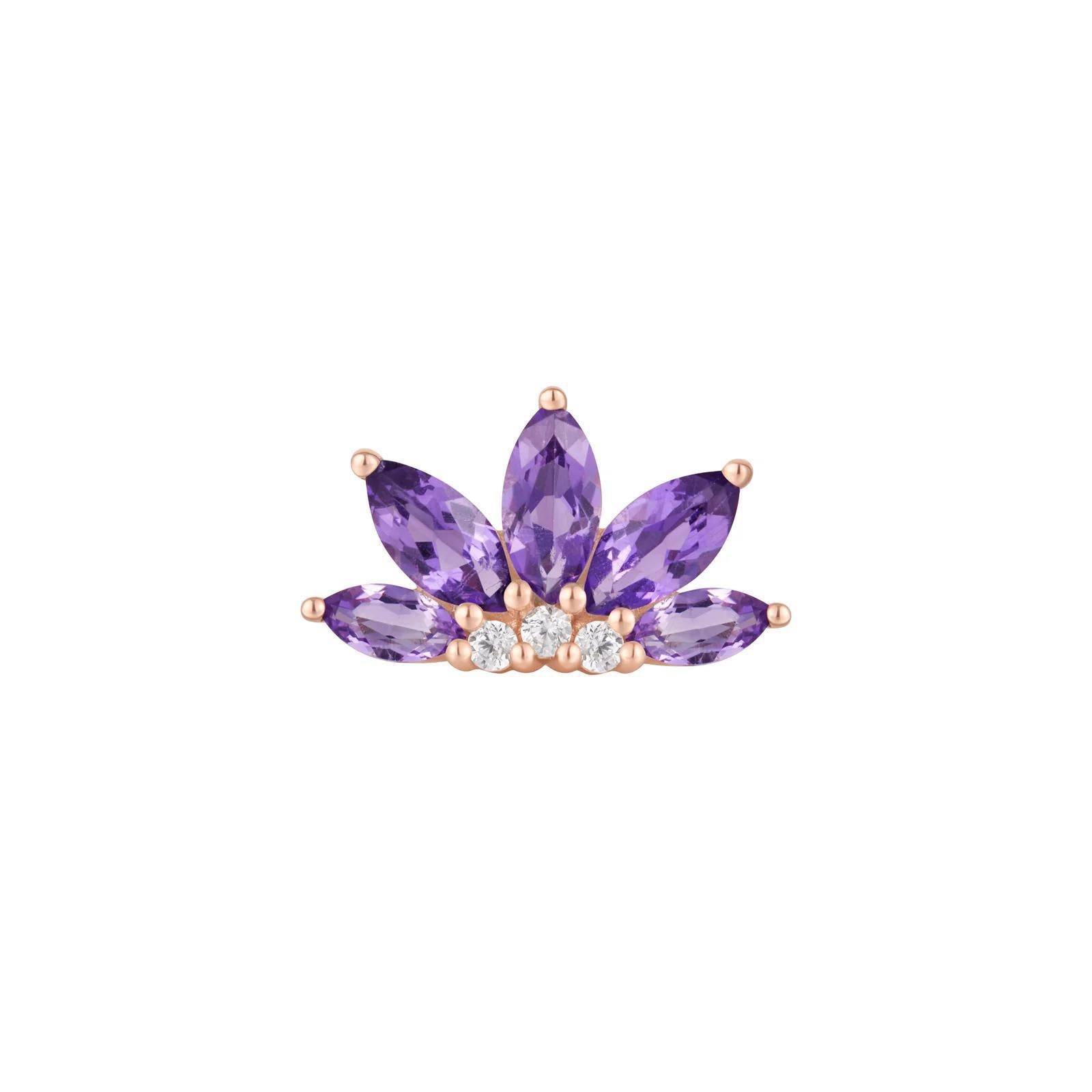 Buddha | 14k gold | Valentina | Amethyst
