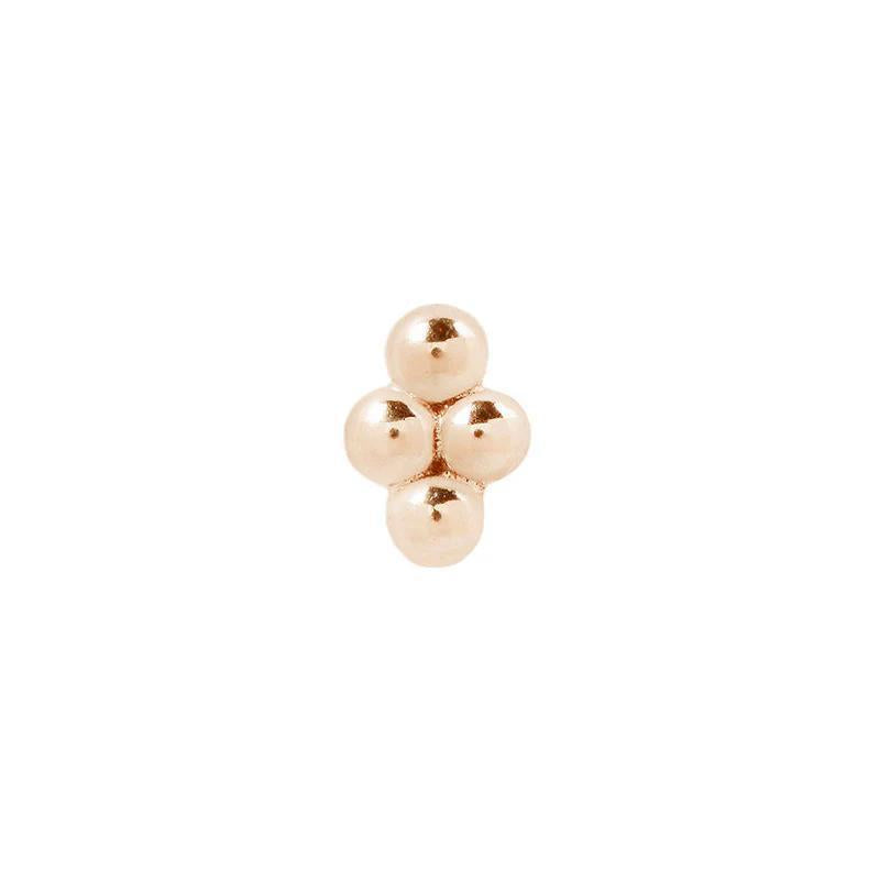 Buddha | 14k gold | 4 Bead Cluster