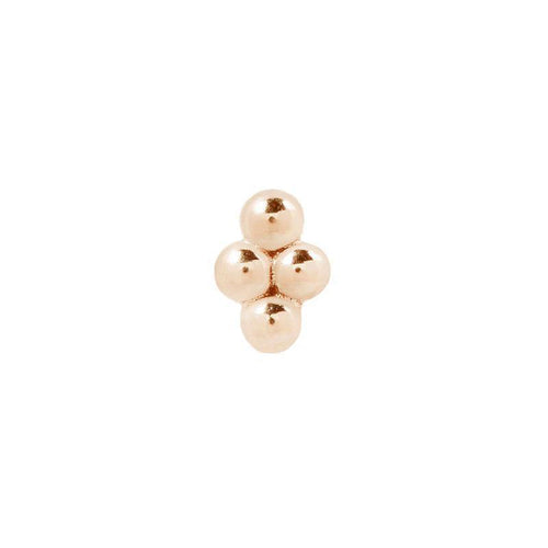 Buddha | 14k gold | 4 Bead Cluster
