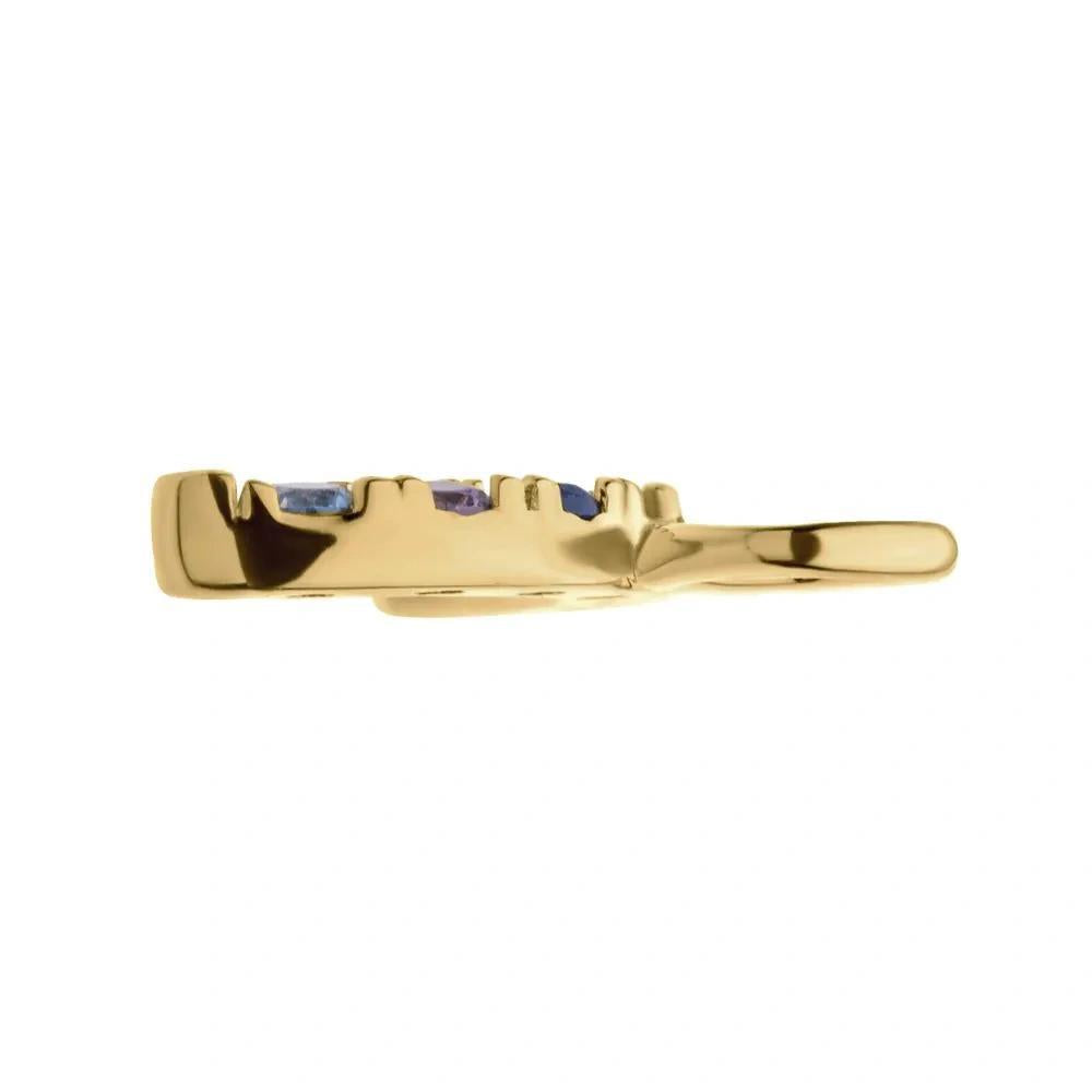 Invictus | 14k gold | Rainbow Arch Charm | Rainbow CZ