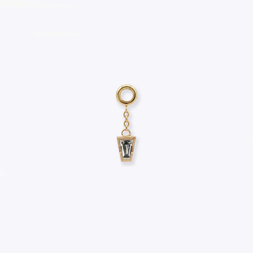 Tether | 14k gold | Linda Chain Charm | Diamond