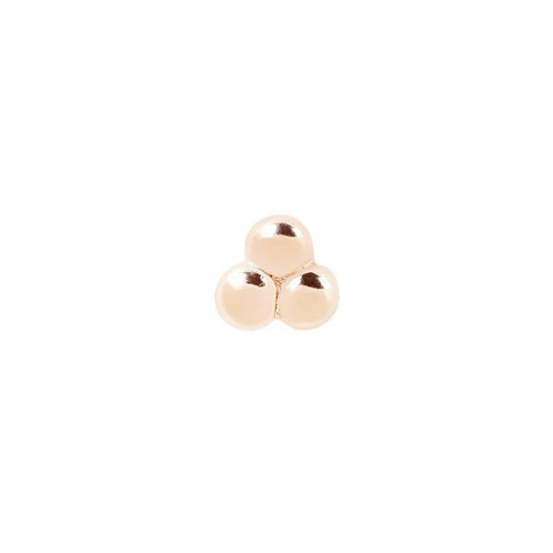 Buddha | 14k gold | 3 Bead Cluster