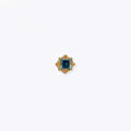 Tether | 14k gold | Melange Princess | London Blue Topaz