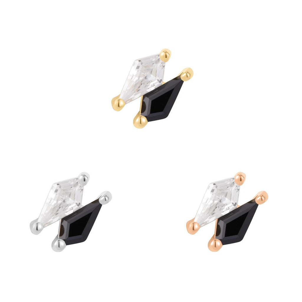 Buddha | 14k gold | Align | Black Spinel + CZ
