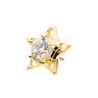 Invictus | 14k gold | Star | CZ/Opal