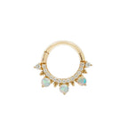 Buddha | 14k gold | Gigi | Genuine Opal + CZ