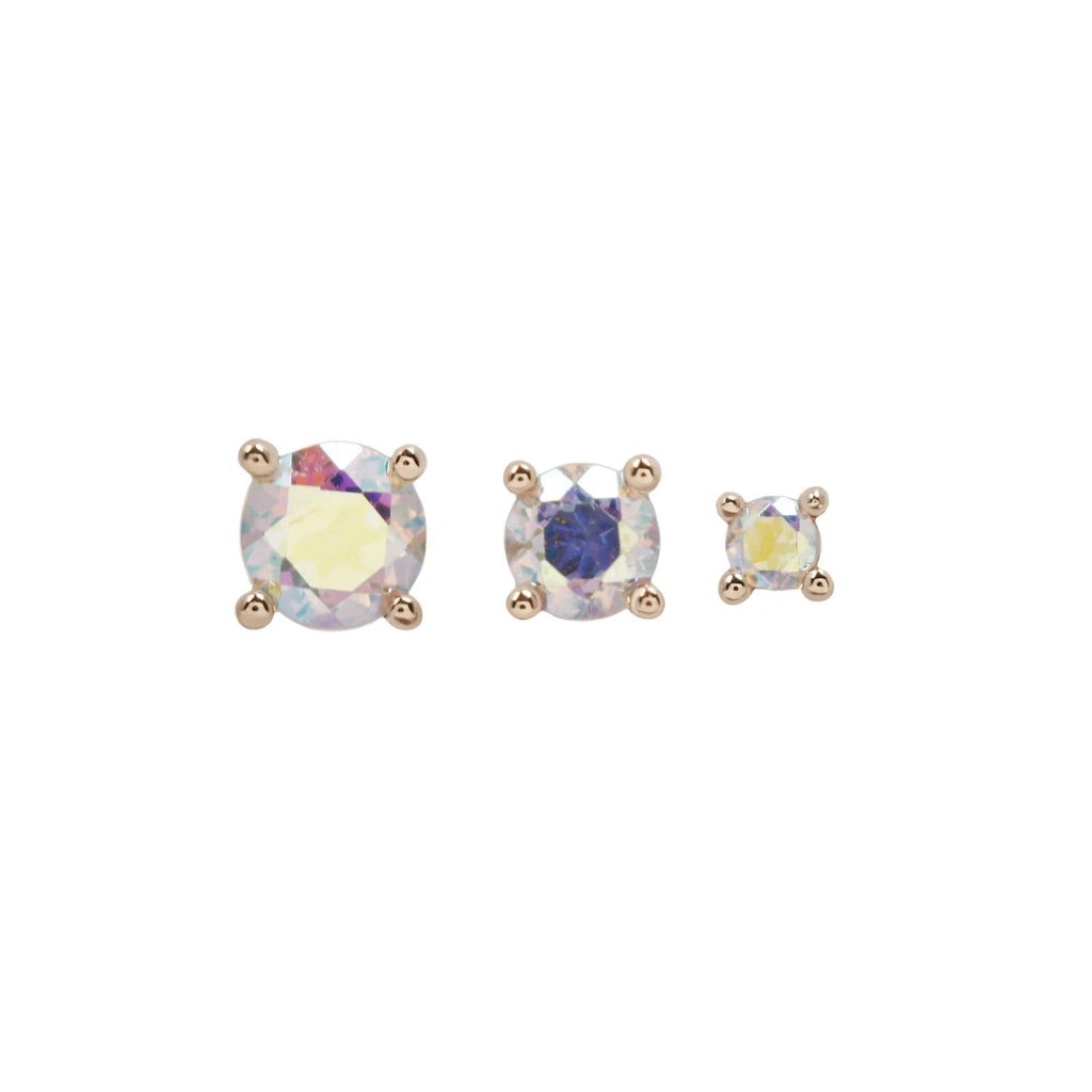 Buddha | 14k gold | Prong | Mercury Mist Topaz