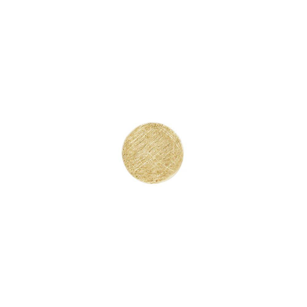 Buddha | 14k gold | Textured Disk