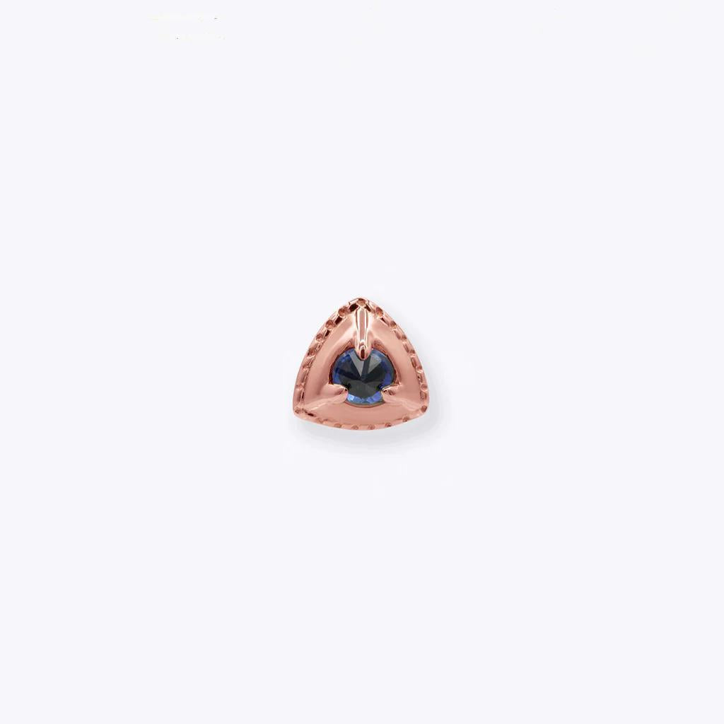 Tether | 14k gold | Hero | Blue Sapphire