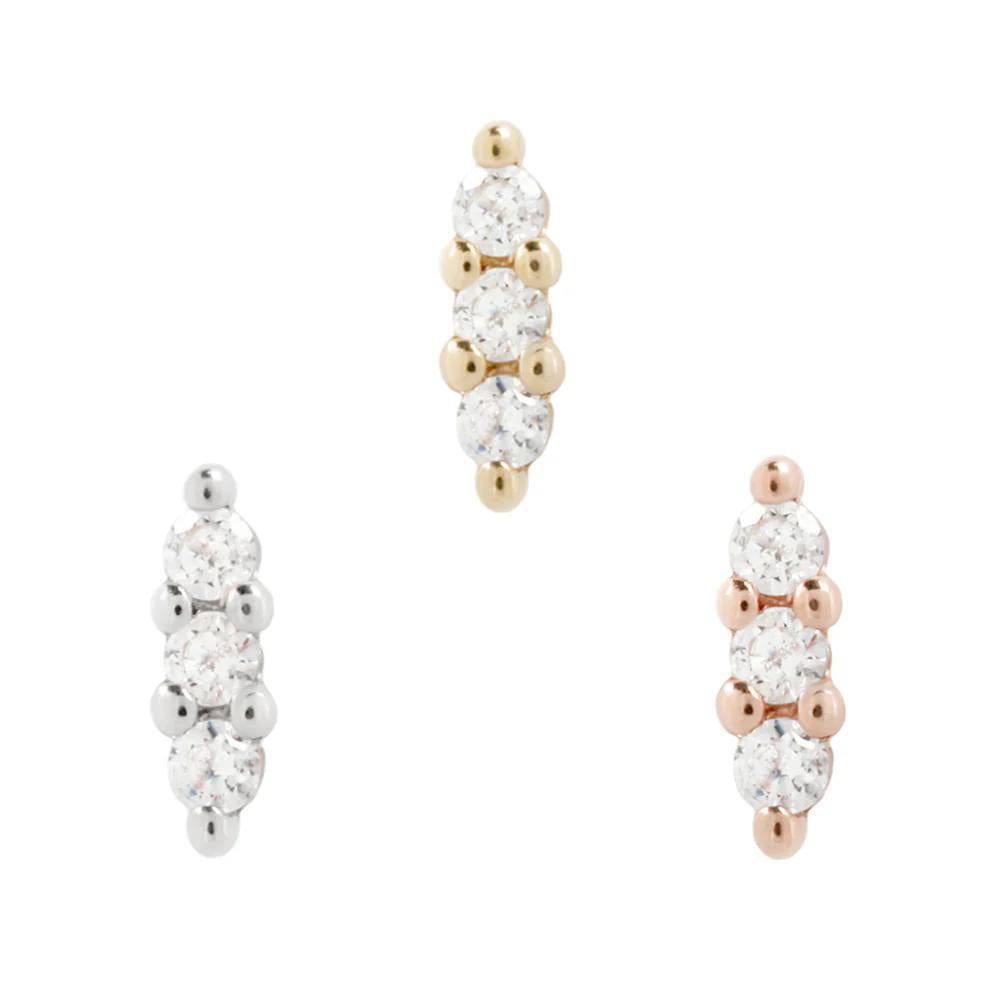 Buddha | 14k gold | Mishka 3 | White Diamond