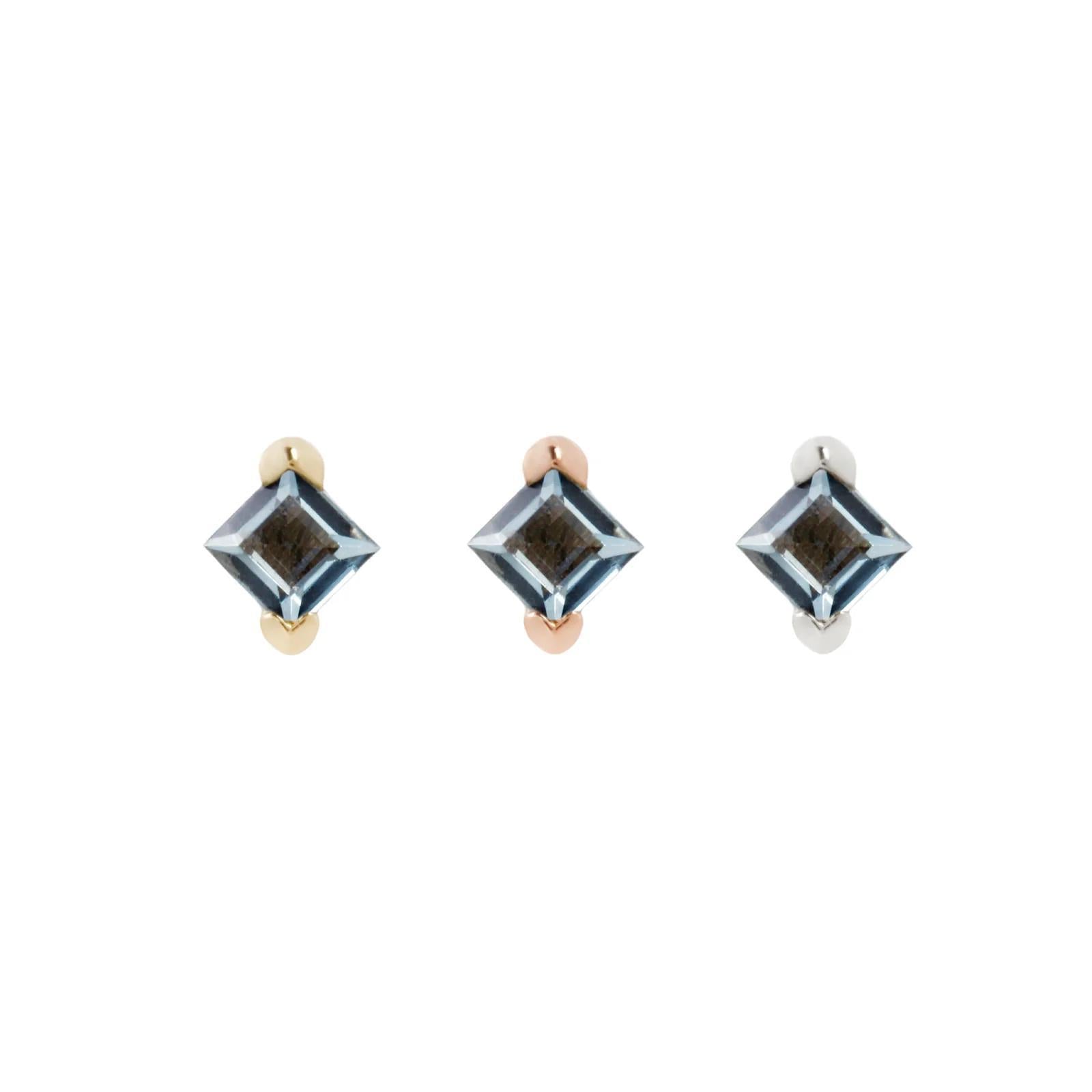 Buddha | 14k gold | Celestial | London Blue Topaz