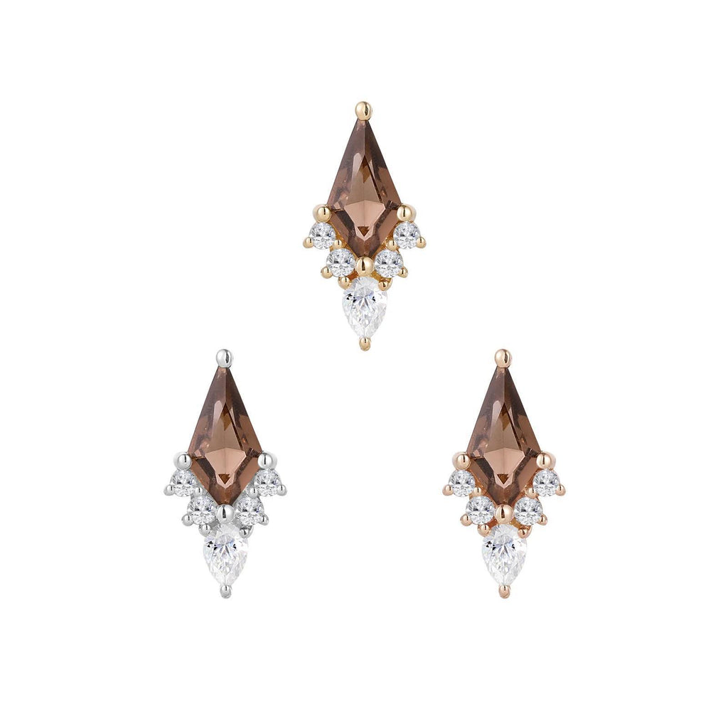 Buddha | 14k gold | Afterglow | Smoky Quartz