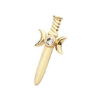 Invictus | 14k gold | Triple Moon Dagger