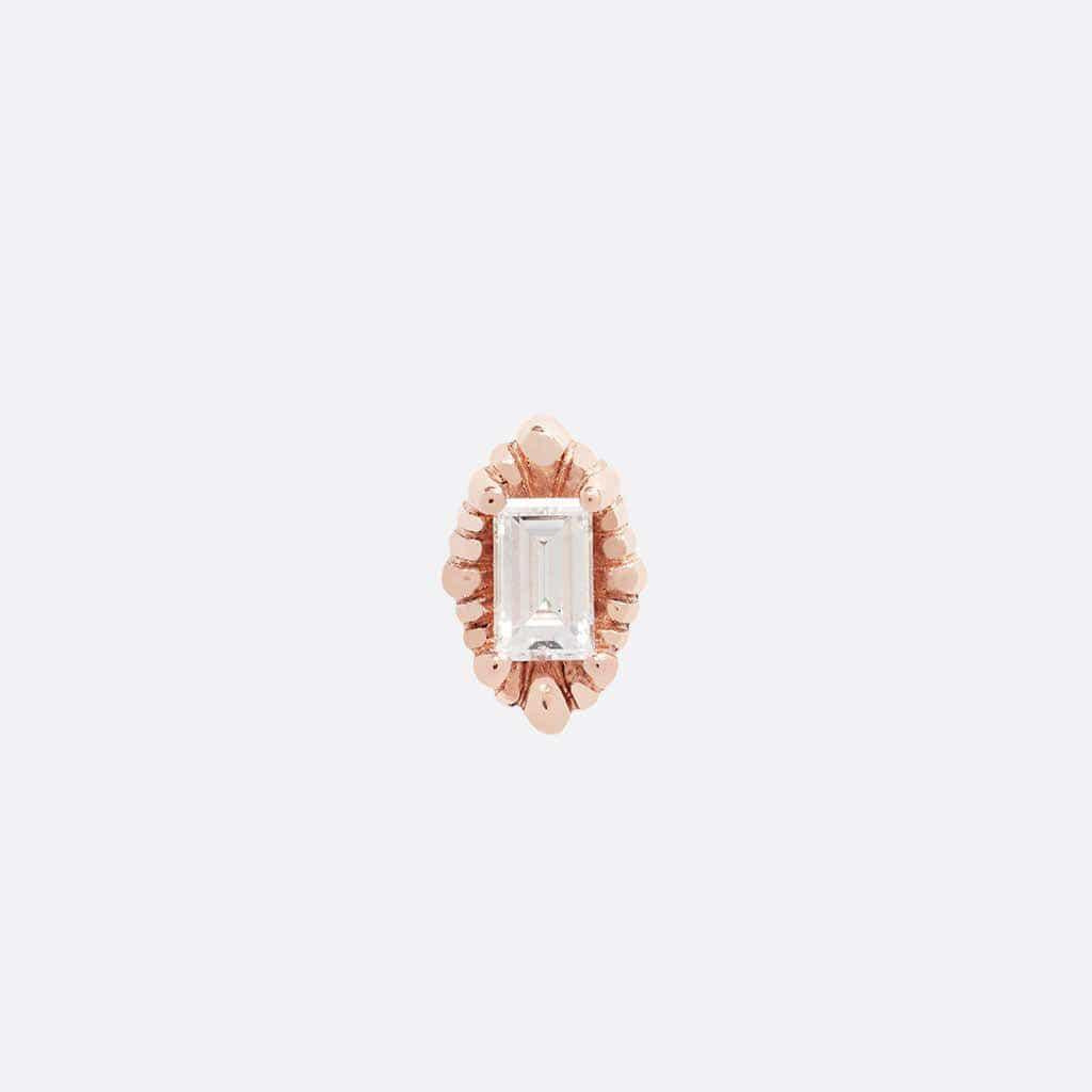 Tether | 14k gold | Melange Baguette | Diamond