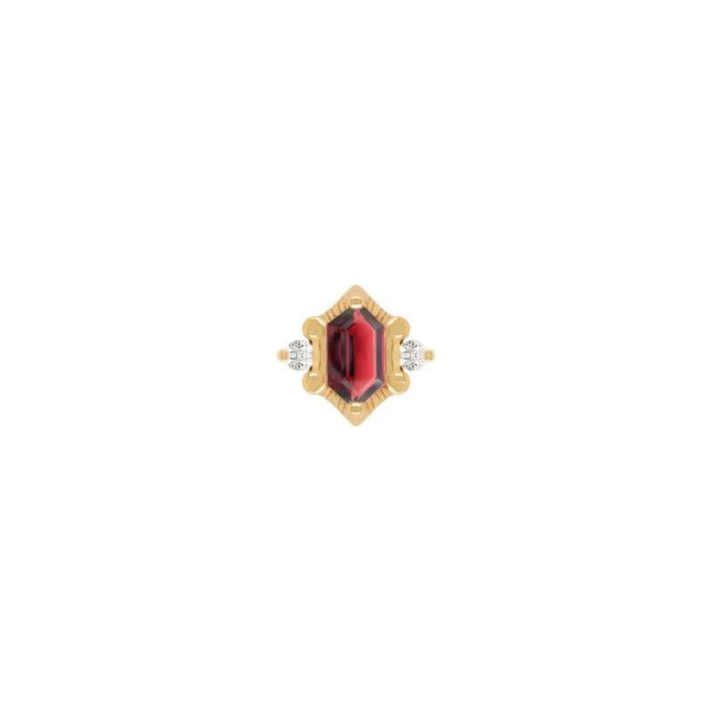 Buddha | 14k gold | Reyna | Garnet
