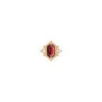 Buddha | 14k gold | Reyna | Garnet