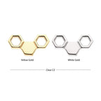 Invictus | 14k gold | Honeycomb