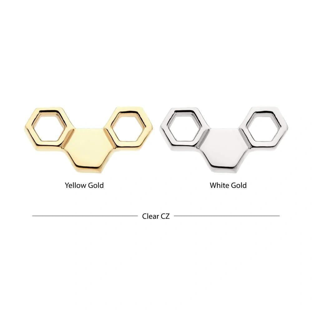 Invictus | 14k gold | Honeycomb