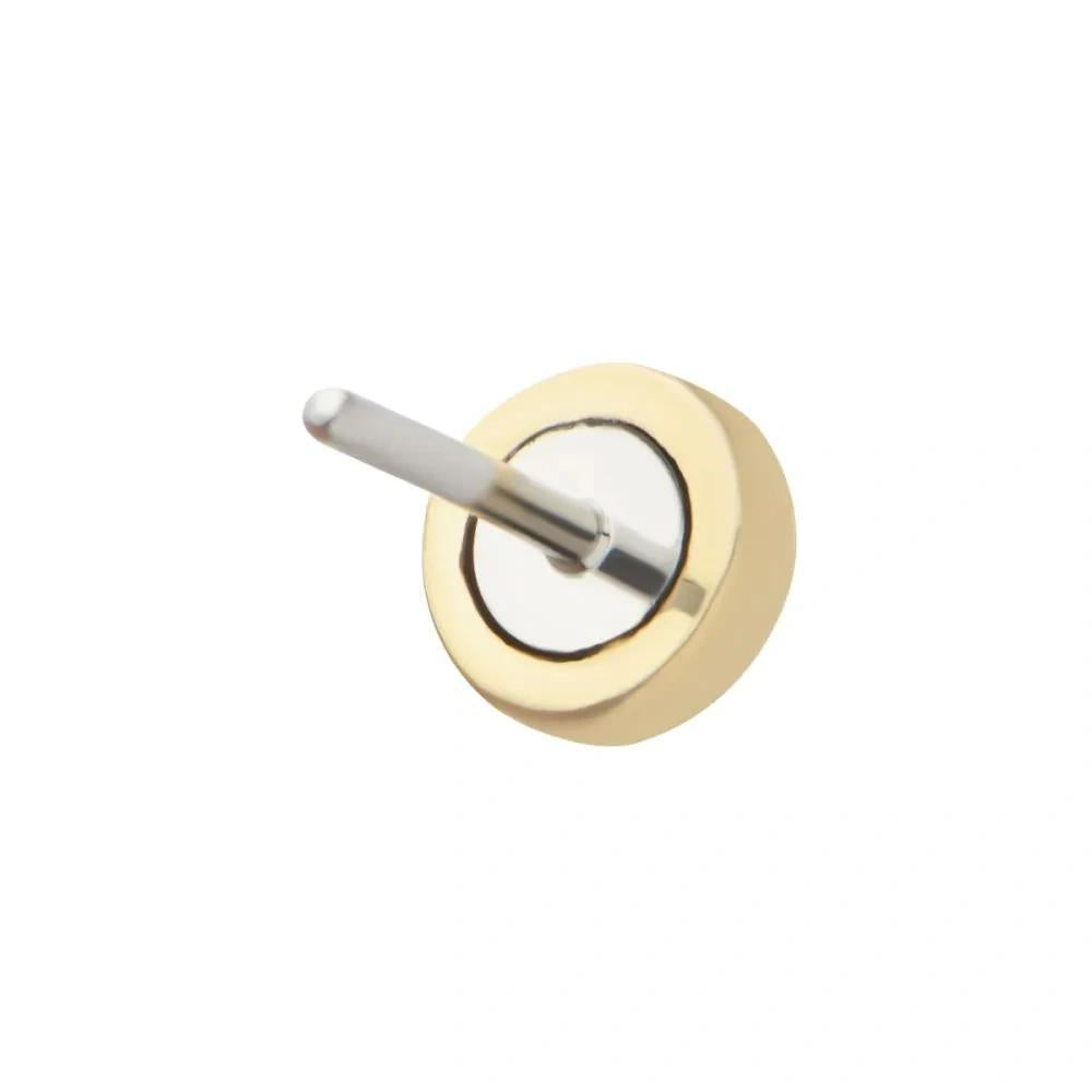 Invictus | 14k gold | Hammered Disk