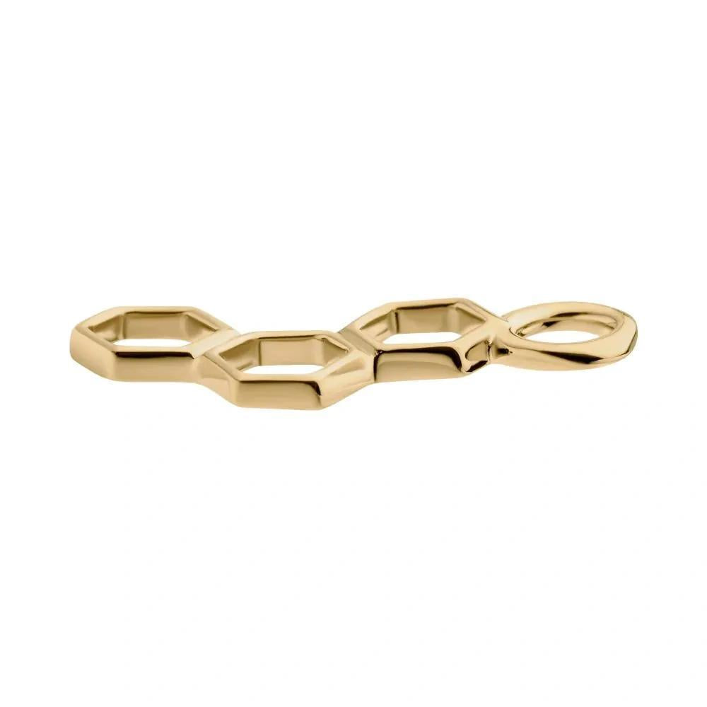 Invictus | 14k gold | Honeycomb Charm