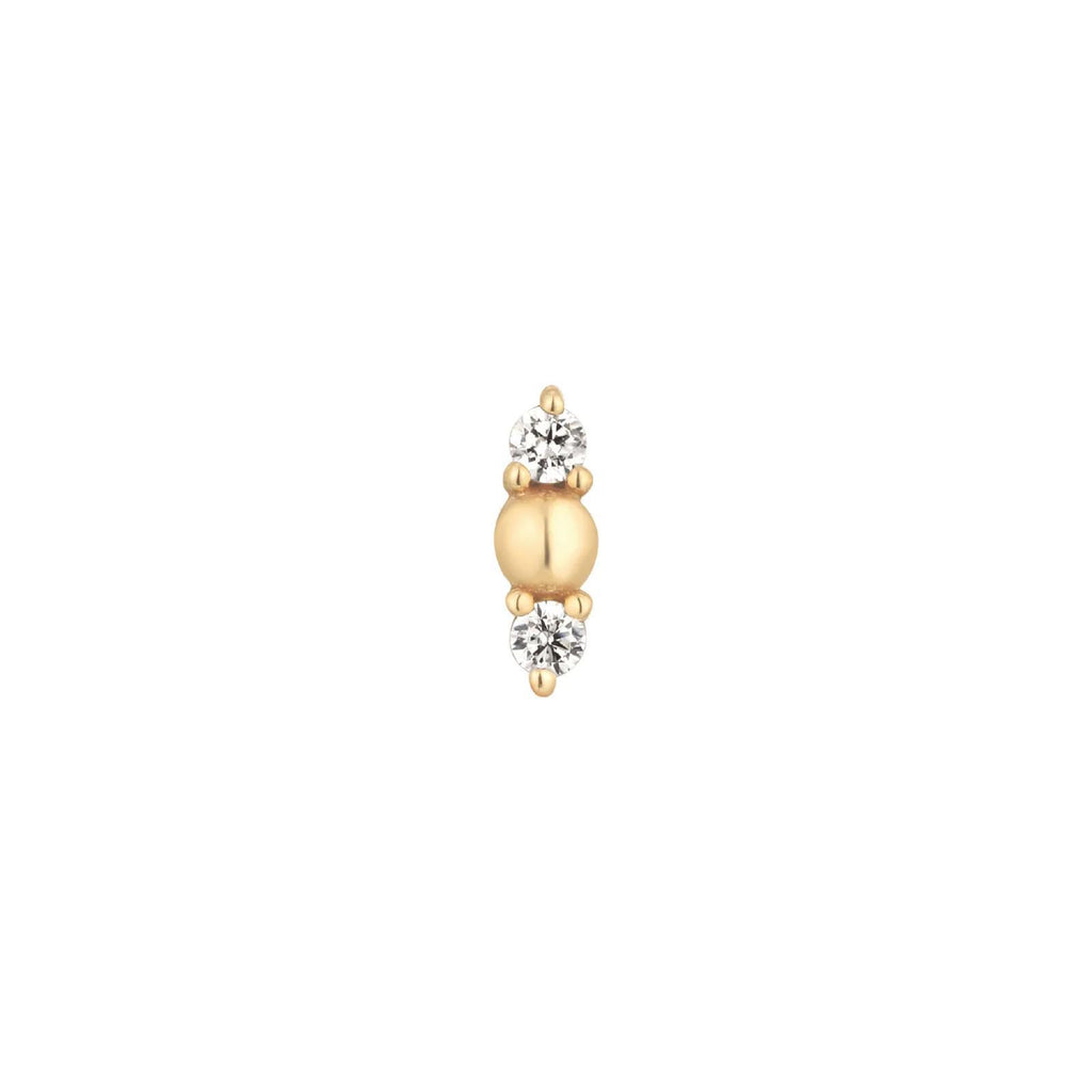 Buddha | 14k gold | Crushing | Swarovski Crystal CZ