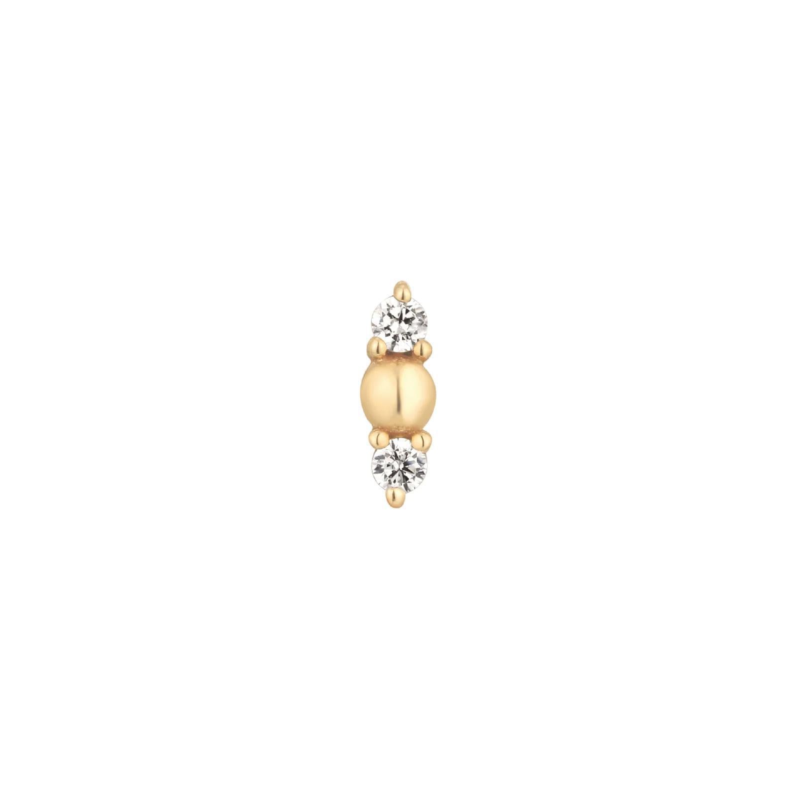 Buddha | 14k gold | Crushing | Swarovski Crystal CZ