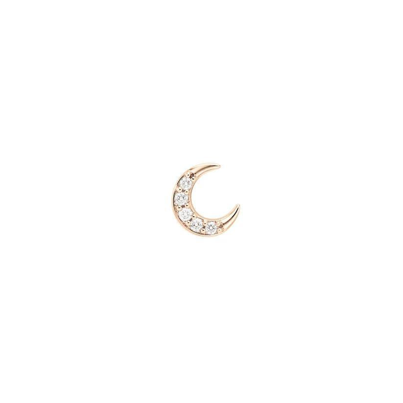 Buddha | 14k Gold | Facing Heaven Threadless End | Cubic Zirconia
