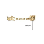 Invictus | 14k gold | Double Prong Set Lab-Grown Diamonds Dangle | Lab-Grown Diamond