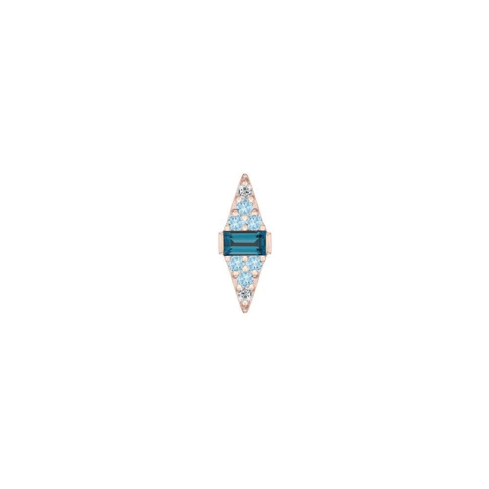 Buddha | 14k gold | Electric Feel | Blue Topaz Ombré