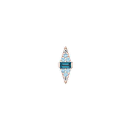 Buddha | 14k gold | Electric Feel | Blue Topaz Ombré