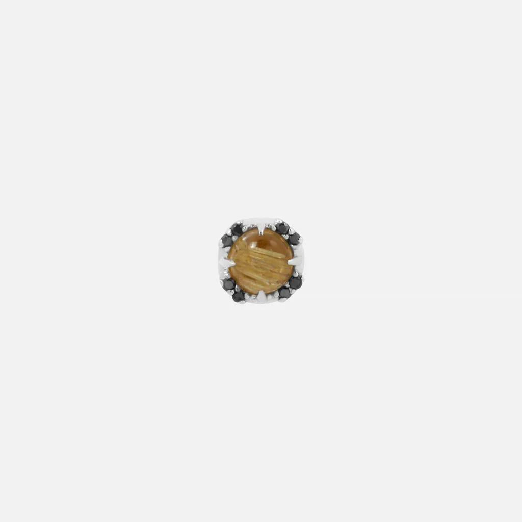 Tether | 14k gold | Galaxia | Rutilated Quartz