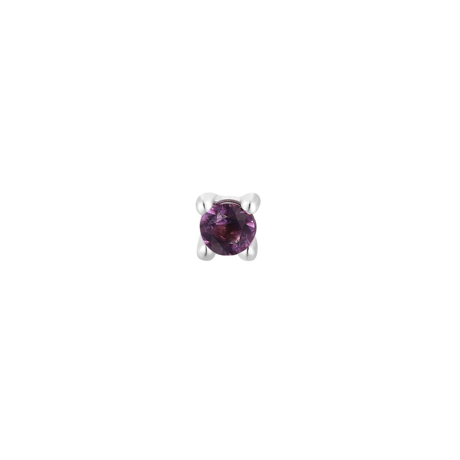 Buddha | 14k gold | Prong | Amethyst