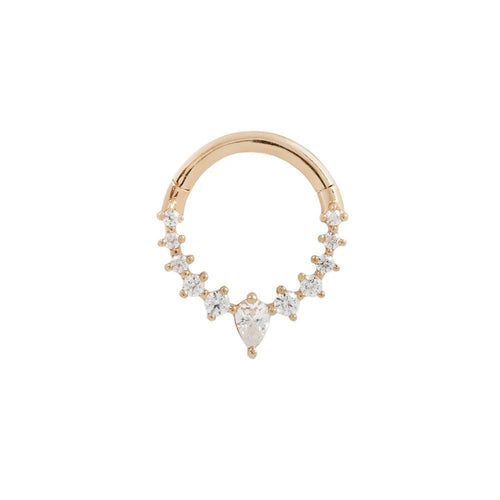 Buddha | 14k gold | Athena | Swarovski Crystal CZ
